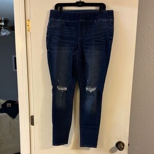Old Navy Women's High-Waisted Rockstar Super-Skinny Distressed Jeans